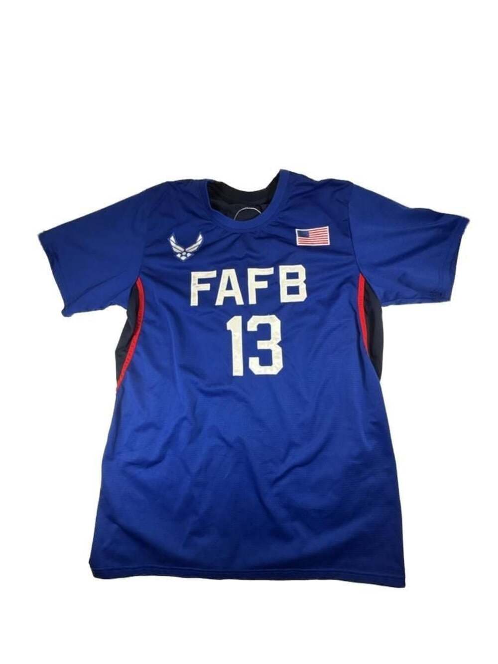 US Air Force Team Fairchild FAFB #13 Stone Soccer Style Athletic Jersey